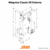 Fechadura IX420 55 mm Roseta Quadrada 2 Inox Externa - Stam - Compras 321