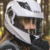 Capacete Escamot Gladiator Branco C/ Viseira Solar 58 - Texx - Compras 321