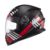 Capacete Fechado Wing Grid Preto Vermelho Branco 58 (1762358) - Texx - Compras 321