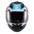 Capacete Fechado Hawk Ride Azul Rosa Branco Preto 62 (1765762) - Texx - loja online