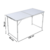 Mesa Camping Dobravel Maleta Portatil Reforçada Com 4 Bancos - Importway - comprar online
