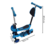 Patinete Infantil Joaninha Ladybug azul - Importway - comprar online