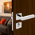 Fechadura IX420 55 mm Roseta Quadrada 2 Inox Polido - Stam na internet