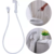 Ducha Higiênica Chuveirinho 1/4 Branca Gatilho ABS Branco - Fertak - Compras 321