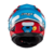 Capacete Fechado Wing Superstar Azul Vermelho Branco 60 (1766560) - Texx - loja online