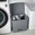 Lixeira De Pedal Duplo Trium Compartimento 20 Litros Preto