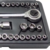 Jogo De Soquete Sextavado 4 à 15 Mm 1/4" À 11/16" Encaixe 1/4" E 3/8" Com 40 Peças - Titanium na internet