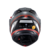 Capacete Escamot Gladiator V3 Makan Cinza Vermelho 62 - Texx