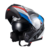 Capacete Escamot Gladiator V3 Reisen Azul Vermelho E Branco 58 - Texx na internet