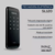 Fechadura Sobrepor Eletrônica Smart Lock Sl120 Preto Fosco - Papaiz