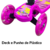 Patinete 3 Rodas Dobrável E Ajustável Rosa - Importway - Compras 321