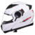 Capacete Escamot Gladiator Branco C/ Viseira Solar 60 - Texx