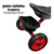 Triciclo Criança Infantil Com Cestinha Buzina Preto e Vermelho - Importway - loja online