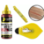 Kit Jogo Marcação 15m Linha De Giz Com Refil 120g + Nível Bolha Vermelho - Fertak