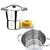 Cuscuzeira De Inox 16cm 2 Litros Lyon - Brinox - comprar online