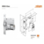 Fechadura Pivotante Rolete Externa 1005 Quadrada Inox - Stam - Compras 321