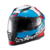 Capacete Fechado Wing Superstar Azul Vermelho Branco 62 (1766562) - Texx - comprar online