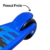 Patinete 3 Rodas Dobrável E Ajustável Azul- Importway - comprar online