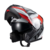 Capacete Escamot Gladiator V3 Reisen Vermelho E Branco 54 - Texx na internet