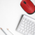 Mouse Sem Fio M170 Vermelho C/Nano USB - Logitech na internet