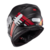 Capacete Fechado Wing Grid Preto Vermelho Branco 56 (1763356) - Texx - loja online
