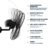 Ventilador De Parede 8 Pás Turbo Bvt675 Preto 127v - Britânia