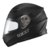Capacete Strike Solido Preto Fosco 62 - Texx