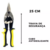 Alicate Tesoura Manual Para Cortar Chapa Corte Reto Aviação - Fertak - comprar online
