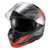 Capacete Escamoteável Kratos Nomade Robocop C/ Óculos Preto Vermelho e Cinza 58 - Texx na internet