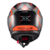 Capacete Escamoteável Kratos Nomade Robocop C/ Óculos Preto Vermelho e Cinza 56 - Texx - comprar online