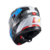 Capacete Escamot Gladiator V3 Reisen Azul Vermelho E Branco 58 - Texx - Compras 321