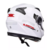 Capacete Escamot Gladiator Branco C/ Viseira Solar 60 - Texx - comprar online