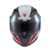 Capacete Escamot Gladiator V3 Reisen Azul Vermelho E Branco 58 - Texx - loja online