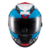 Imagem do Capacete Fechado Wing Superstar Azul Vermelho Branco 62 (1766562) - Texx