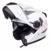 Capacete Escamot Gladiator V3 Branco C/ Viseira Solar 60 - Texx - comprar online