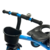 Imagem do Triciclo Criança Infantil Com Cestinha Buzina Preto e Azul - Importway