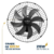 Imagem do Ventilador De Parede 8 Pás Turbo Bvt675 Preto 127v - Britânia