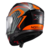 Capacete Escamoteável Kratos Nomade Robocop C/ Óculos Preto Laranja e Cinza 56 - Texx - loja online