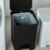 Imagem do Lixeira de Pedal Trium Preto 12 Litros