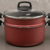 Panela Para Cozinhar Legumes No Vapor Antiaderente 3 Em 1 Cereja - MTA - comprar online