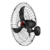 Ventilador De Parede Preto Com 3 Pás 70 Cm De Diâmetro Bivolt - Goar