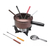 Kit Para Fondue De 10 Peças Marrom Cobre - Brinox