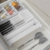 Imagem do Organizador E Cortador De Rolos Duplo Clear Branco