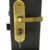 Fechadura Externa Stilo Bronze Para Portas De Madeira Ideal Para Sala e Cozinha 469 - MGM - Compras 321