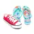 Kit Menina Tênis Infantil All Star + Chinelo Infantil Personagens na internet
