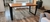 Mesa estilo industrial para cocina o comedor