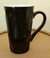Taza negra fondo blanco Cerámica - comprar online