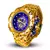 Relógio Masculino de Luxo INVICTA Venom Hybrid Skeleton Banhado a Ouro 18K À P