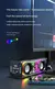 V8 Transparente Mecha Alto-falantes Bluetooth 5.0 Contrabaixo Sem Fio Diafragma - comprar online