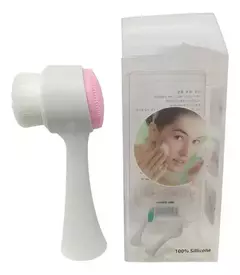 Cepillo Limpieza Y Exfoliacion Facial Doble Manual